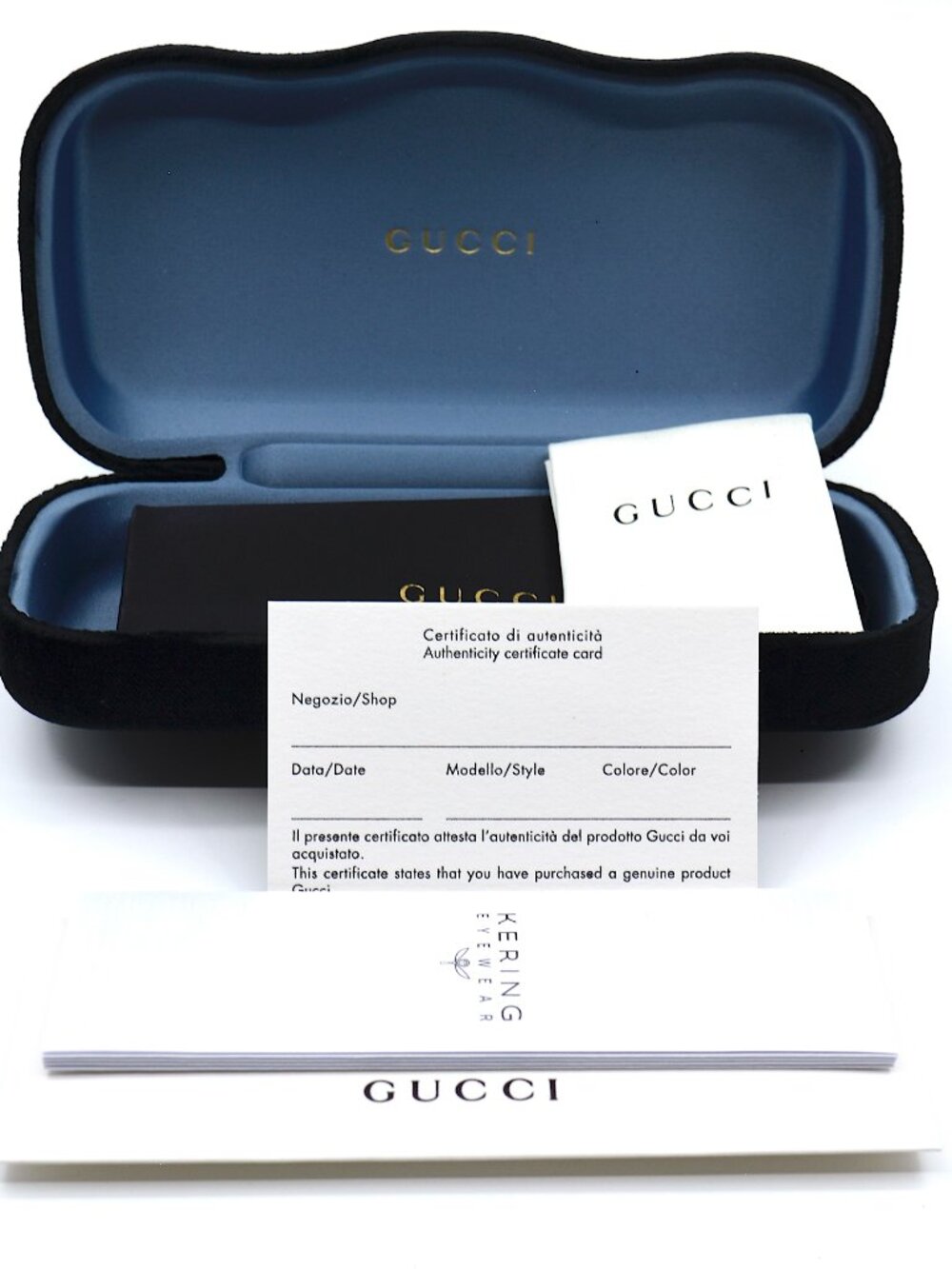 NEW GUCCI GG0529S 001 GOLD/BLACK GREY MEN'S AVIATOR AUTHENTIC SUNGLASSES - Picture 6 of 6